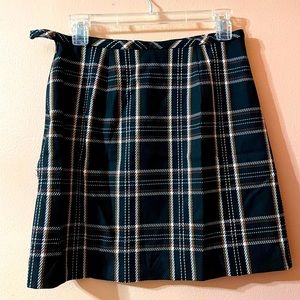 BANANA REPUBLIC PLAID SKIRT - Size 0
